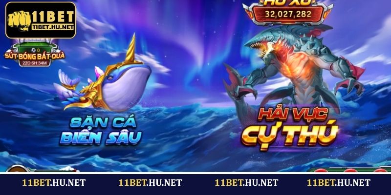 3 tựa game bắn cá hot hit trên nền tảng 11BET