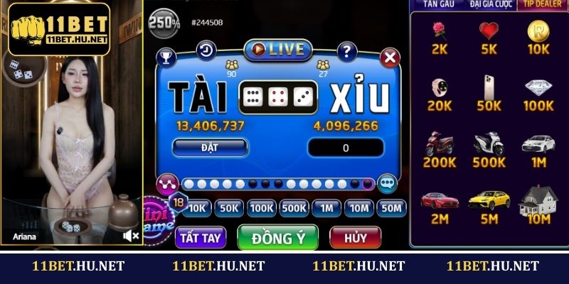 Bí kíp thắng lớn khi tham gia live Tài Xỉu tại 11BET