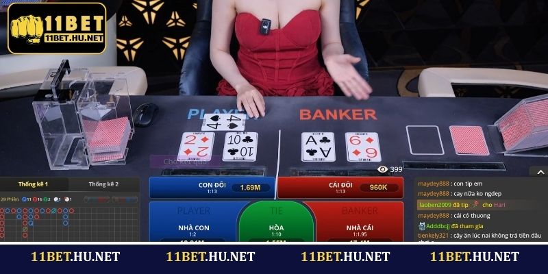 Bí quyết chơi game live Baccarat thắng lớn tại 11BET