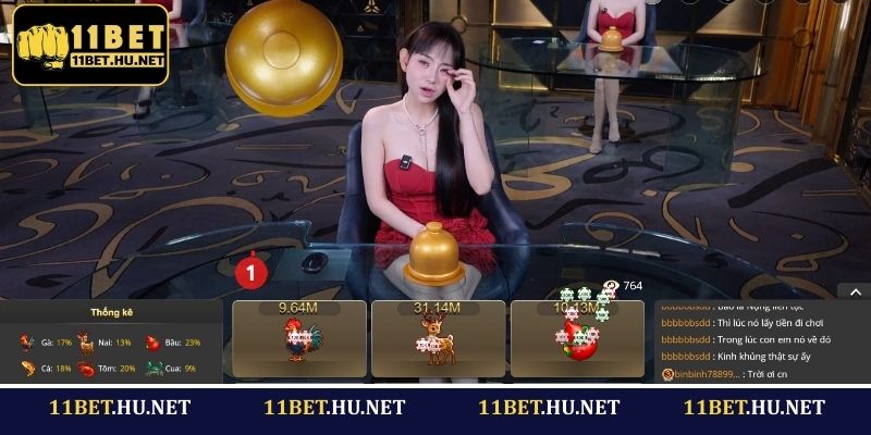 Cách chơi game live Bầu Cua tại 11BET