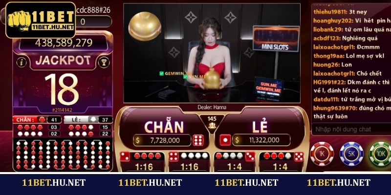 Cách tham gia chơi Live Xóc Đĩa 11BET